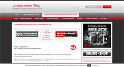 Desktop Screenshot of lautsprecher-test.com